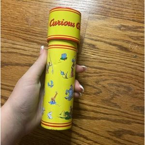 Vintage Curious George kaleidoscope / collectible multi-colored vintage toy
